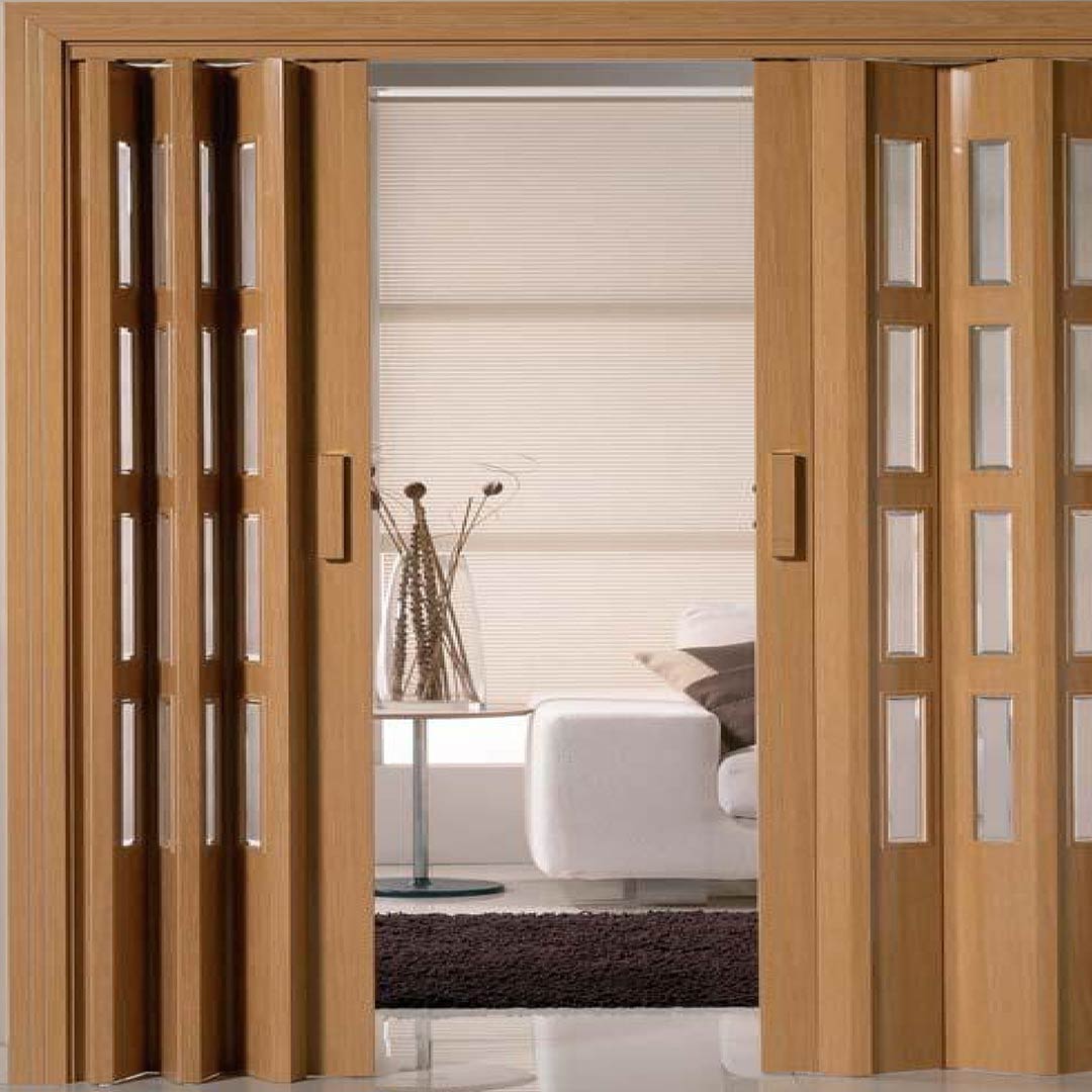 Межкомнатные двери-гармошка и их достоинства